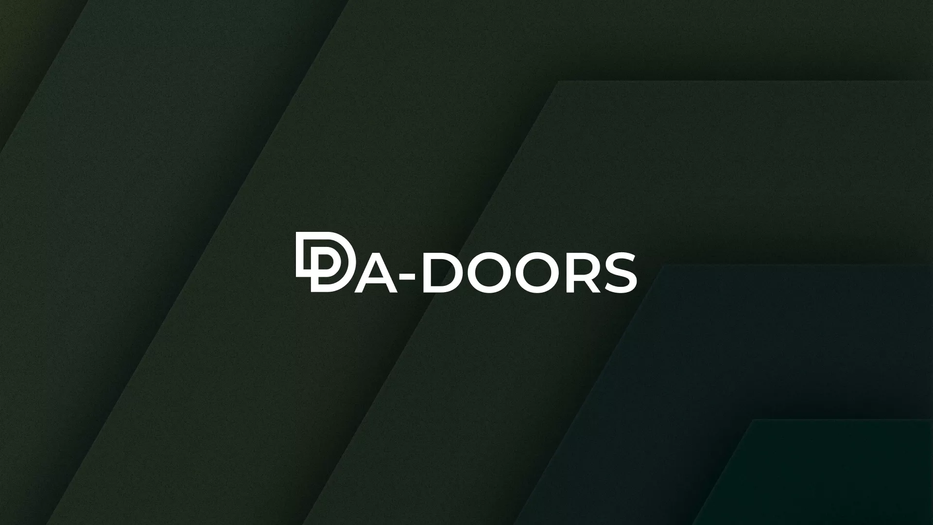 Создание логотипа компании «DA-DOORS» в Белом